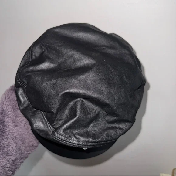 Harley-Davidson Vintage Henschel Made in USA Black Cap with Chain